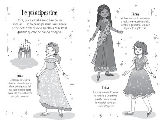 Le principessine nel Regno delle Nuvole. Con adesivi. Ediz. illustrata - Zanna Davidson - 2