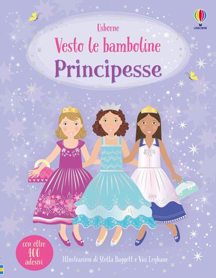 Principesse. Con adesivi. Ediz. a colori - Fiona Watt - copertina