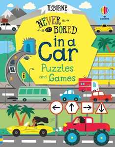 Libro in inglese Never Get Bored in a Car Puzzles & Games Lan Cook Tom Mumbray