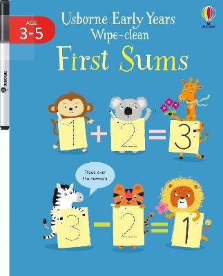 Early Years Wipe-Clean First Sums - Jessica Greenwell - cover