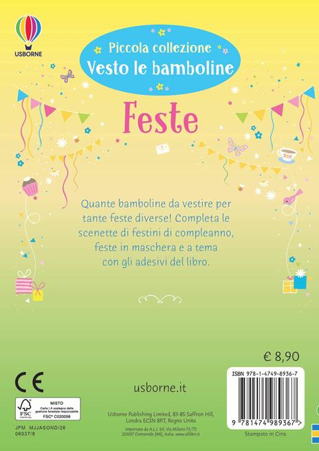Feste. Con adesivi - Fiona Watt - 5