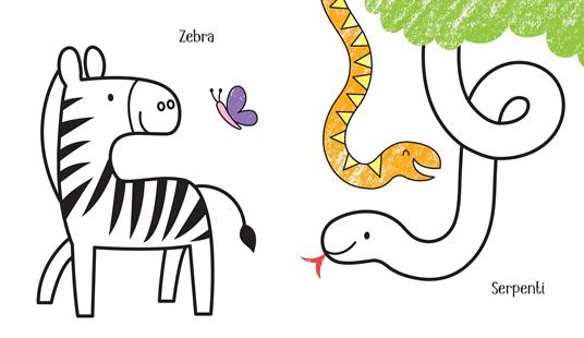 Allo zoo. Piccoli libri da colorare. Ediz. illustrata - Kirsteen Robson - 3