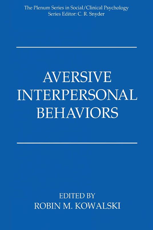 Aversive Interpersonal Behaviors