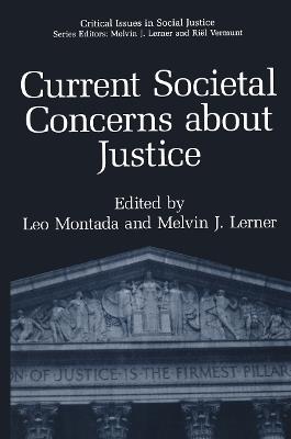 Current Societal Concerns about Justice - cover