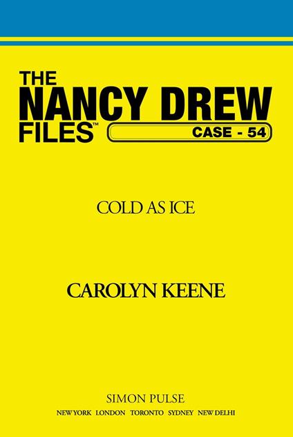 Cold As Ice - Carolyn Keene - ebook