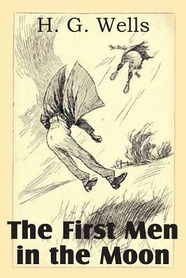 The First Men in the Moon - H G Wells - cover