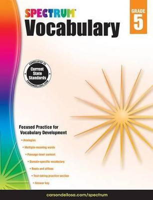 Spectrum Vocabulary, Grade 5: Volume 88 - cover