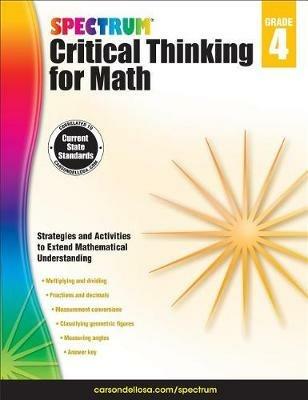Spectrum Critical Thinking for Math, Grade 4: Volume 46 - cover