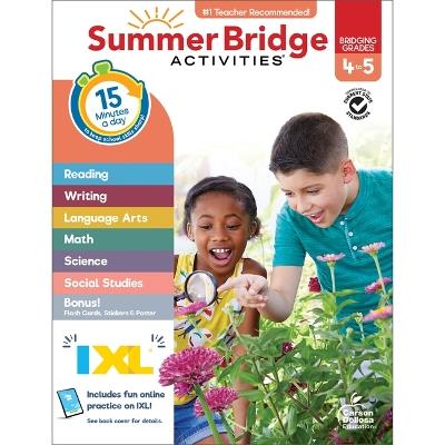 Summer Bridge Activities, Grades 4 - 5 - Summer Bridge Activities - cover