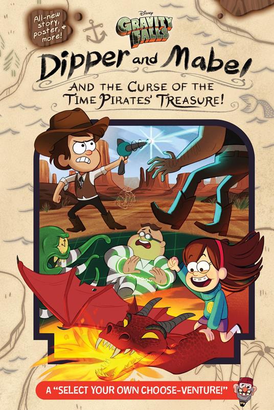 Gravity Falls:: Dipper and Mabel and the Curse of the Time Pirates' Treasure! - Jeffrey Rowe - ebook