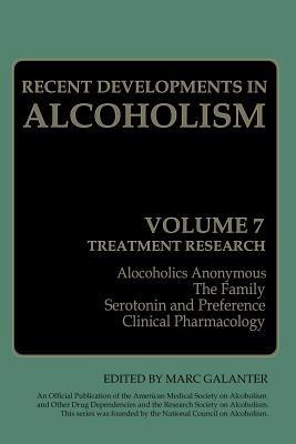 Recent Developments in Alcoholism: Treatment Research - cover