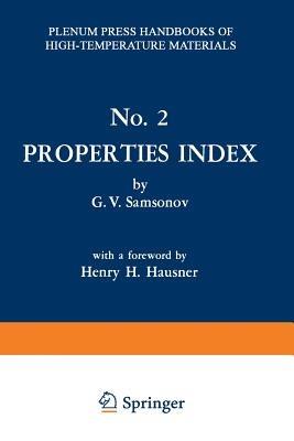 Properties Index - G. V. Samsonov - cover