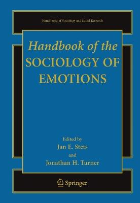 Handbook of the Sociology of Emotions - cover