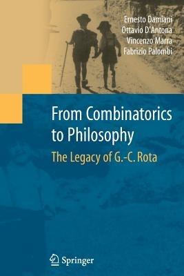 From Combinatorics to Philosophy: The Legacy of G.-C. Rota - cover