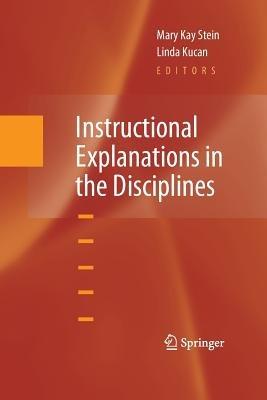 Instructional Explanations in the Disciplines - cover