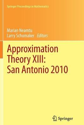 Approximation Theory XIII: San Antonio 2010 - cover