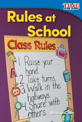 Rules at School - Sharon Coan - cover