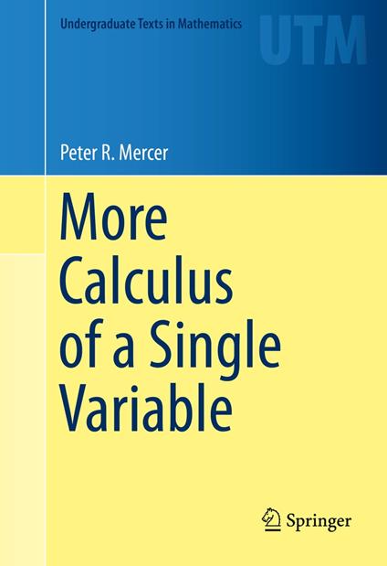 More Calculus of a Single Variable