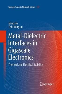 Metal-Dielectric Interfaces in Gigascale Electronics: Thermal and Electrical Stability - Ming He,Toh-Ming Lu - cover