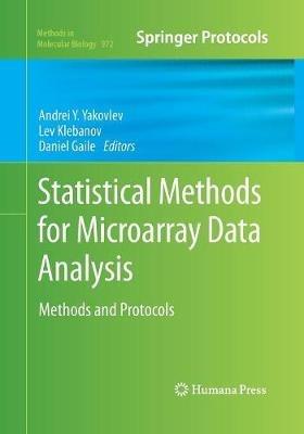 Statistical Methods for Microarray Data Analysis: Methods and Protocols - cover