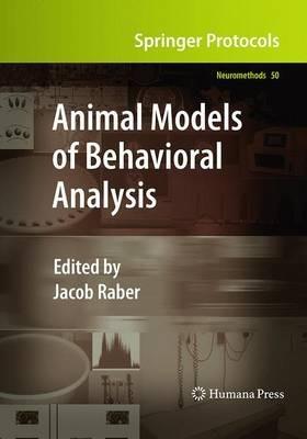 Animal Models of Behavioral Analysis - cover