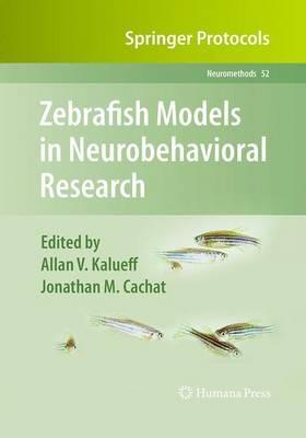 Zebrafish Models in Neurobehavioral Research - cover
