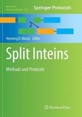 Split Inteins: Methods and Protocols - cover