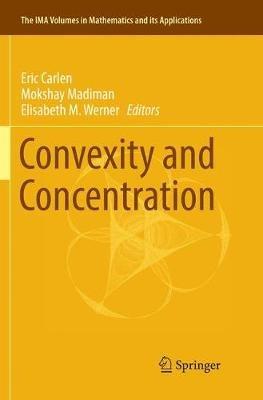 Convexity and Concentration - cover