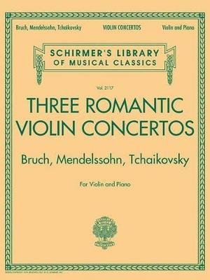  Three Romantic Violin Concertos - Spartito + Parte - Violino e pianoforte - copertina