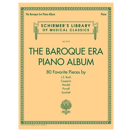The Baroque Era Piano Album - Pianoforte - Vari Autori - copertina