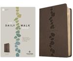 NLT Daily Walk Bible (Stepping Stones Dark Taupe)