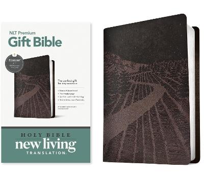 NLT Premium Gift Bible, Filament Enabled, Brown - cover