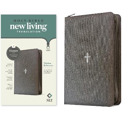 NLT Thinline Reference Zipper Bible, Filament Enabled - cover