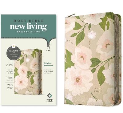 NLT Thinline Reference Zipper Bible, Filament Enabled - cover