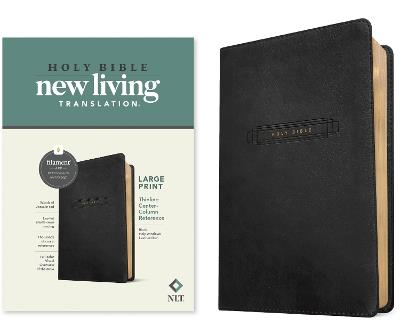 NLT Large Print Thinline Center-Column Reference Bible - cover