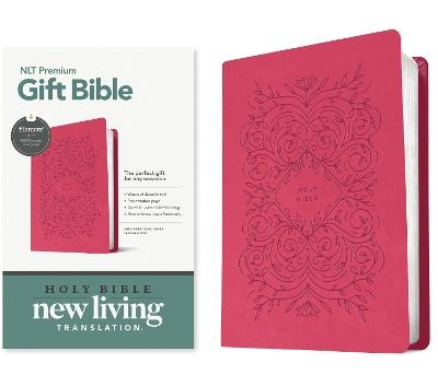 NLT Premium Gift Bible, Filament Enabled, Very Berry - cover