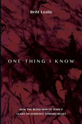 One Thing I Know - Britt Leslie - cover