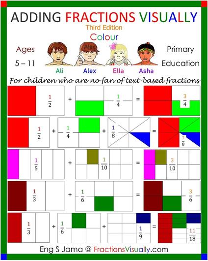 Adding Fractions Visually Third Edition Colour - Eng S Jama - ebook