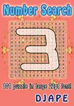 Number Search: 101 puzzle in large 22pt font!