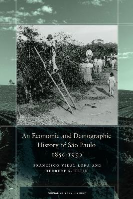 An Economic and Demographic History of Sao Paulo, 1850-1950 - Francisco Vidal Luna,Herbert S. Klein - cover