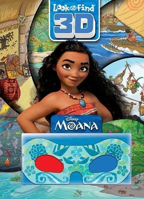 Disney Moana Look And Find 3D - P I Kids - cover