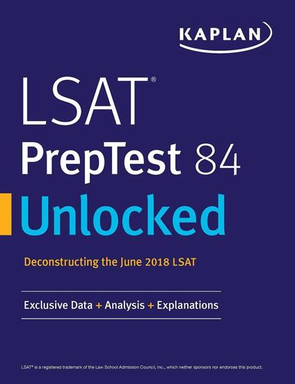 LSAT PrepTest 84 Unlocked