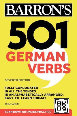 501 German Verbs, Seventh Edition - Barron's Educational Series,Henry Strutz - cover
