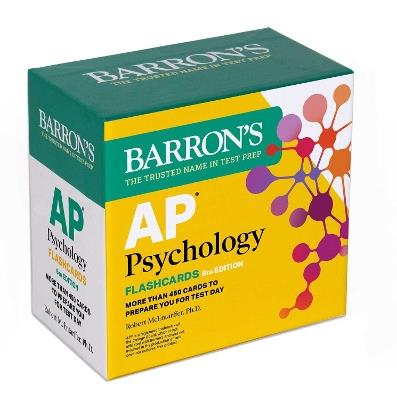 AP Psychology Flashcards, Sixth Edition: Up-to-Date Review - Barron's Educational Series,Robert McEntarffer - cover