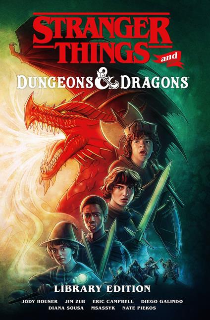 Stranger Things and Dungeons & Dragons Library Edition
