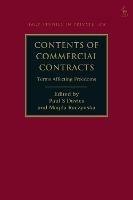 Contents of Commercial Contracts: Terms Affecting Freedoms - cover