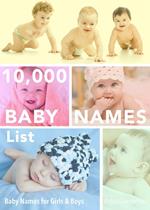 10,000 Baby Names List: Baby Names for Girls & Baby Names for Boys
