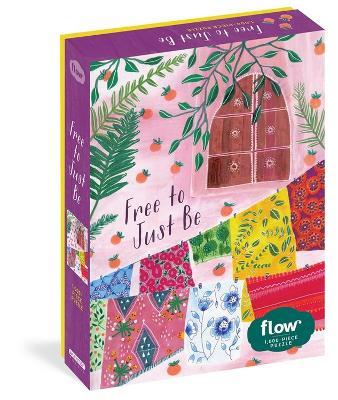 Free to Just Be 1,000-Piece Puzzle: (Flow) for Adults Families Picture Quote Mindfulness Game Gift Jigsaw 26 3/8" x 18 7/8" - Astrid van der Hulst,Irene Smit - cover