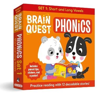 Brain Quest Phonics Readers: Set 1: 12 Decodable Readers: Short and Long Vowels - Workman Publishing - cover