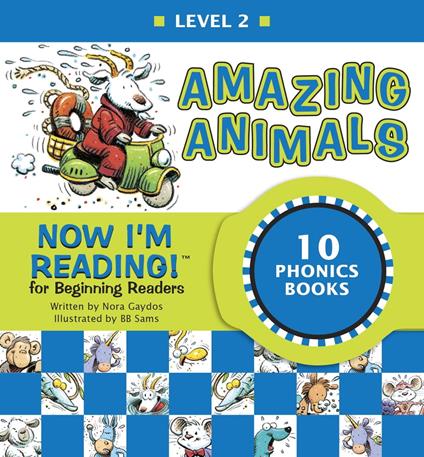 Now I'm Reading! Level 2: Amazing Animals - Nora Gaydos,B.B. Sams - ebook